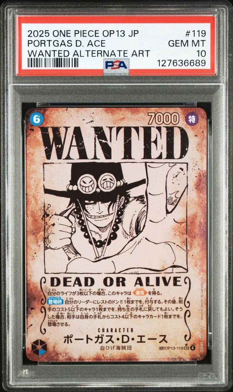 Portgas D. Ace (Parallel/Wanted Poster) [SP]