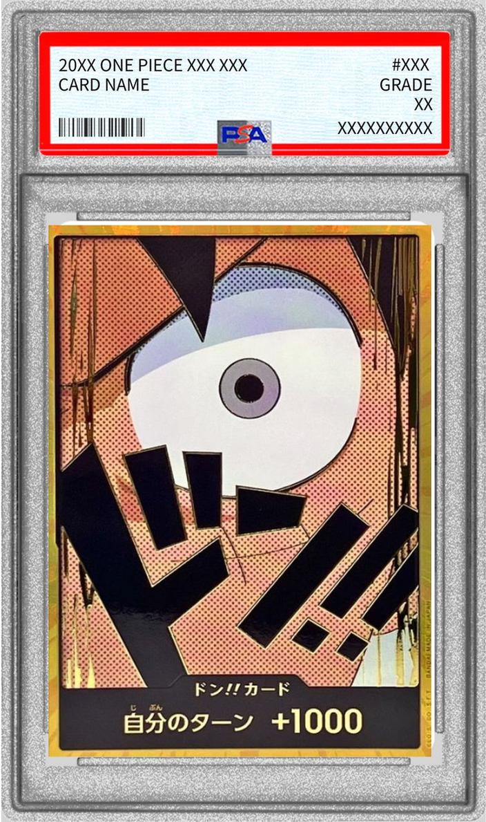 DON!! Card (Gold Frame/Left Eye/Luffy)