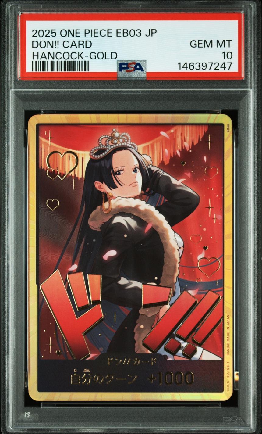 DON!! Card (Gold Frame/Full Body Tiara Right Facing/Boa Hancock)