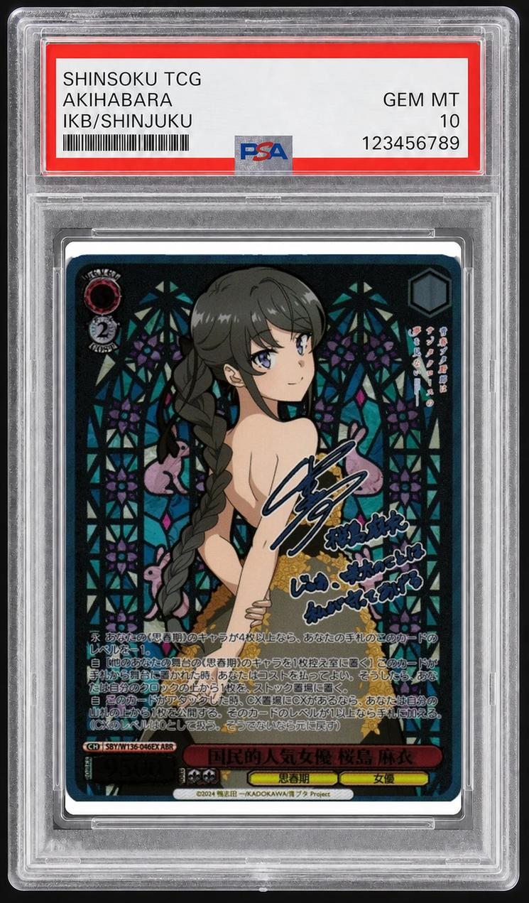 〔PSA10鑑定済〕国民的人気女優 桜島 麻衣