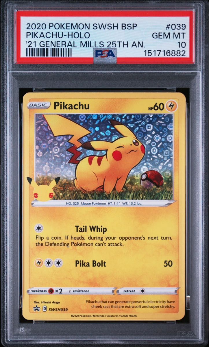 PSA 10 · Last Stock! Pikachu General Mills 25th Annivers
