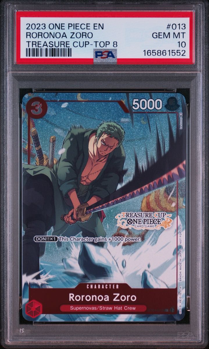 PSA 10 · Roronoa Zoro 2023 TREASURE CUP TOP 8 Promo