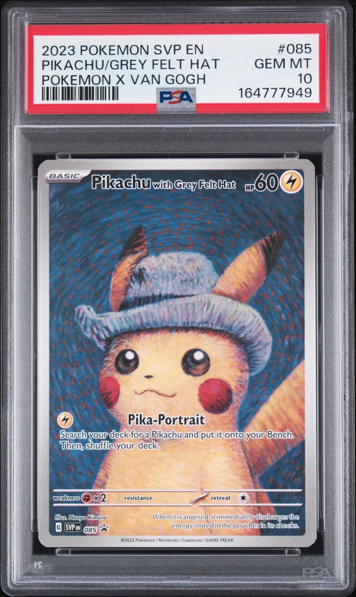 PSA 10 · Van Gogh Pikachu