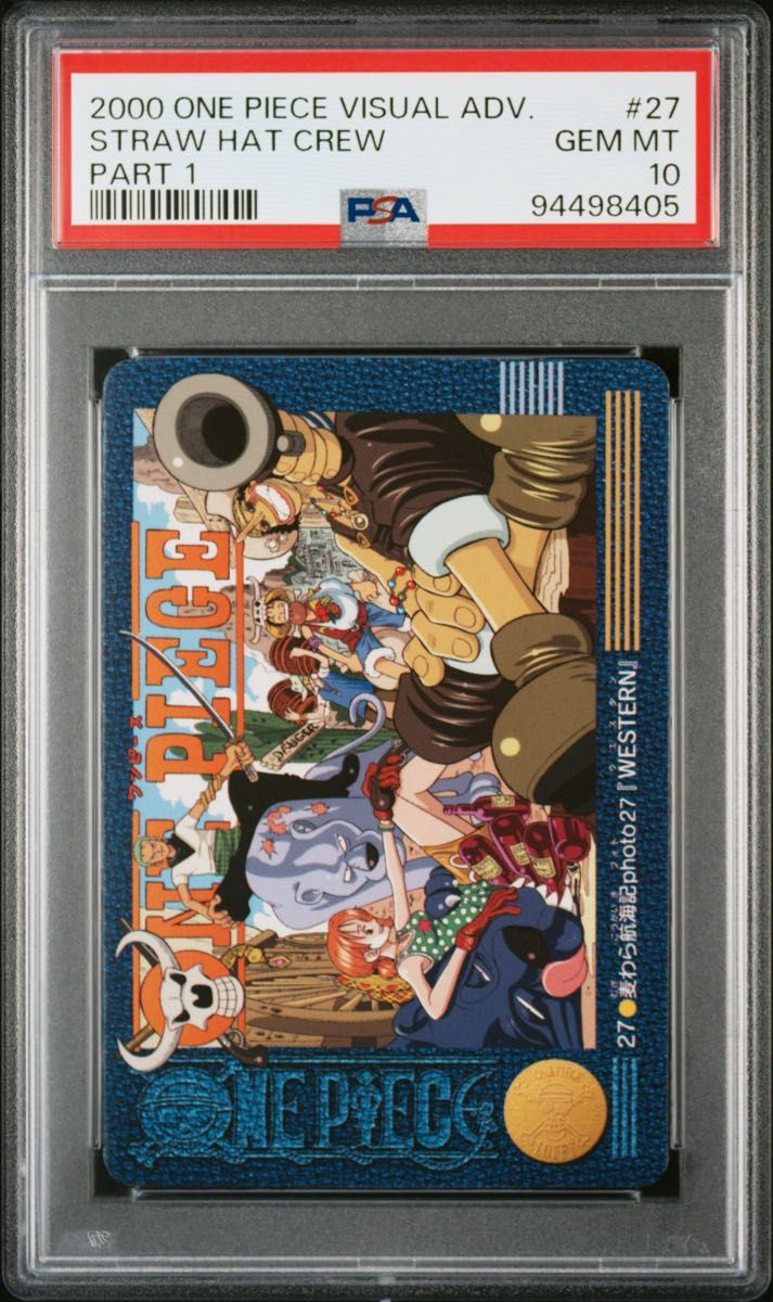 PSA 10 · One Piece Luffy Nami Card