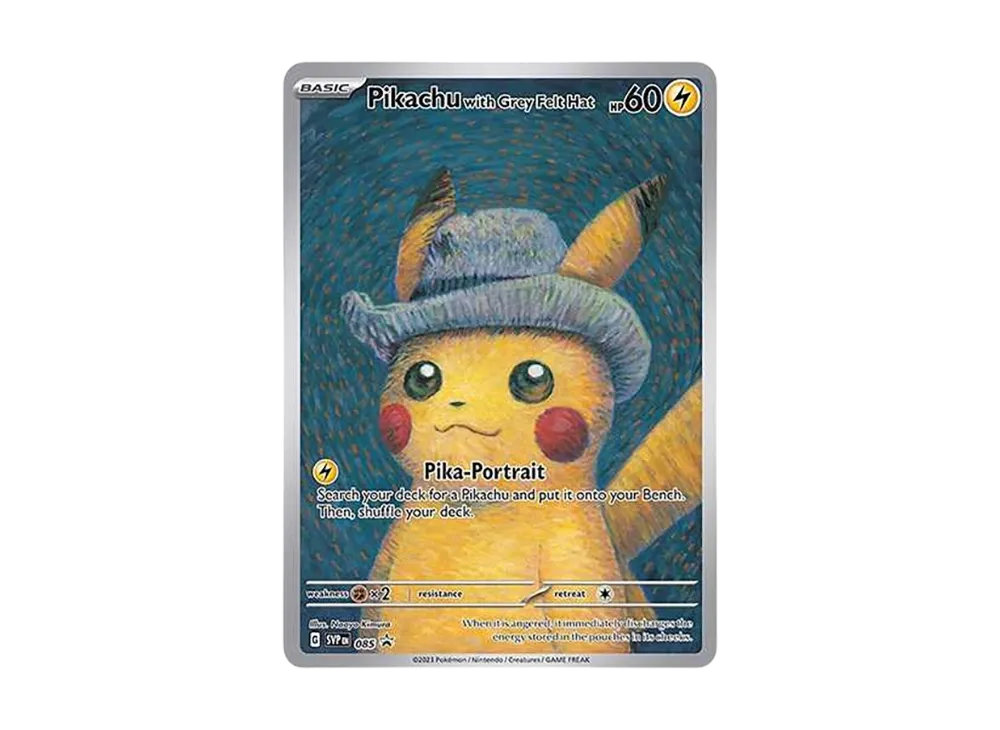 Pikachu with Grey Felt Hat: PROMO